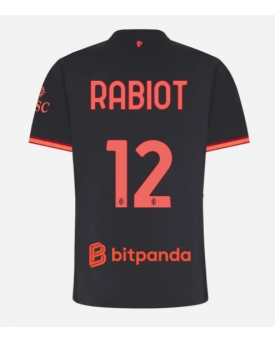 Billige Fotballdrakt AC Milan Adrien Rabiot #12 Replika Tredjedrakt Dame 2026-27 Kortermet Billige Fotballdrakt AC Milan Adrien Rabiot #12 Replika Tredjedrakt Dame 2026-27 Kortermet